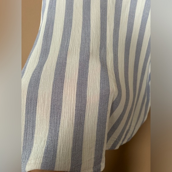 Primark Blue and White Dolman Sleeve Blouse - Picture 4 of 8